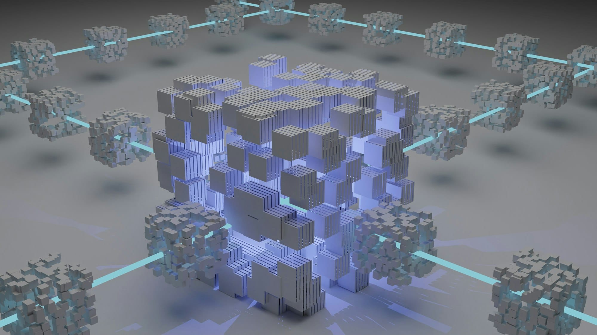 An intricate 3D representation of bricks interconnected, symbolizing the foundational strength and interconnectedness of the TON Blockchain within The Open Network ecosystem. This image vividly captures the essence of Toncoin, showcasing the robust and secure infrastructure of the TON Crypto world. Each brick represents the solid, building blocks of the TON Platform, illustrating how each component is crucial to the network's overall integrity and functionality.