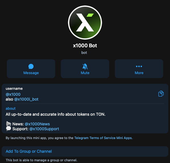 X1000 Trading Bot