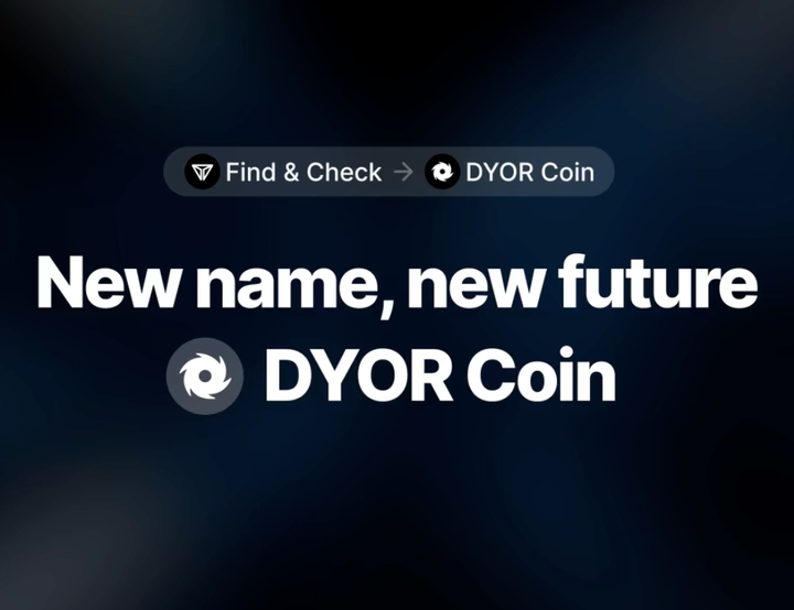 New name, new future - DYOR Coin