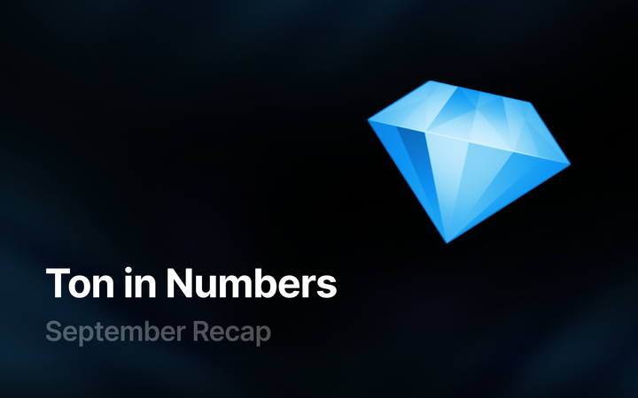 Toncoin In Numbers: September Recap