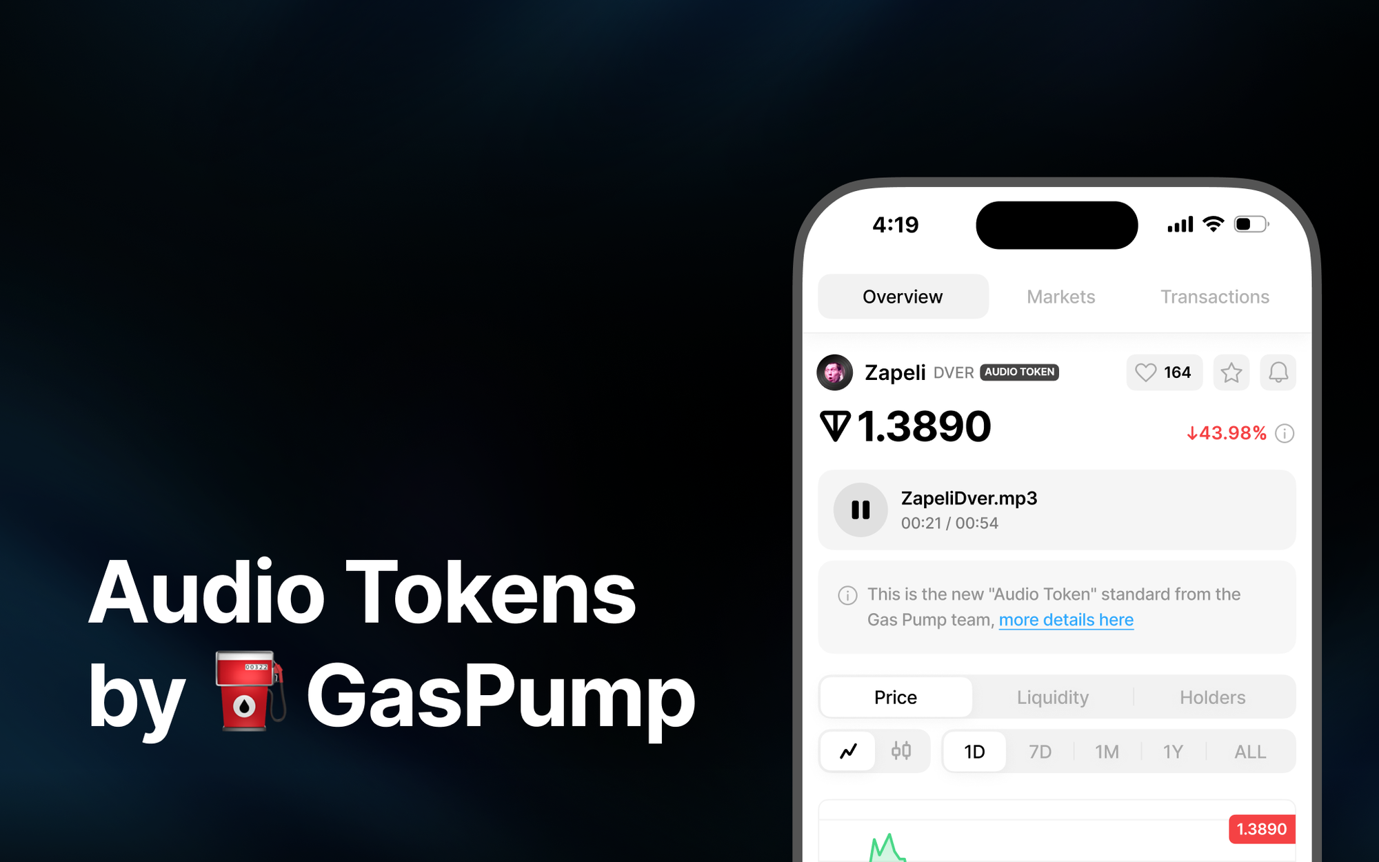 Audio Tokens от GasPump